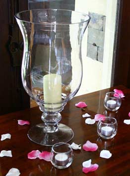 Lily Vase Hire Hurricane Vase Hire Wedding Table Centrepiece